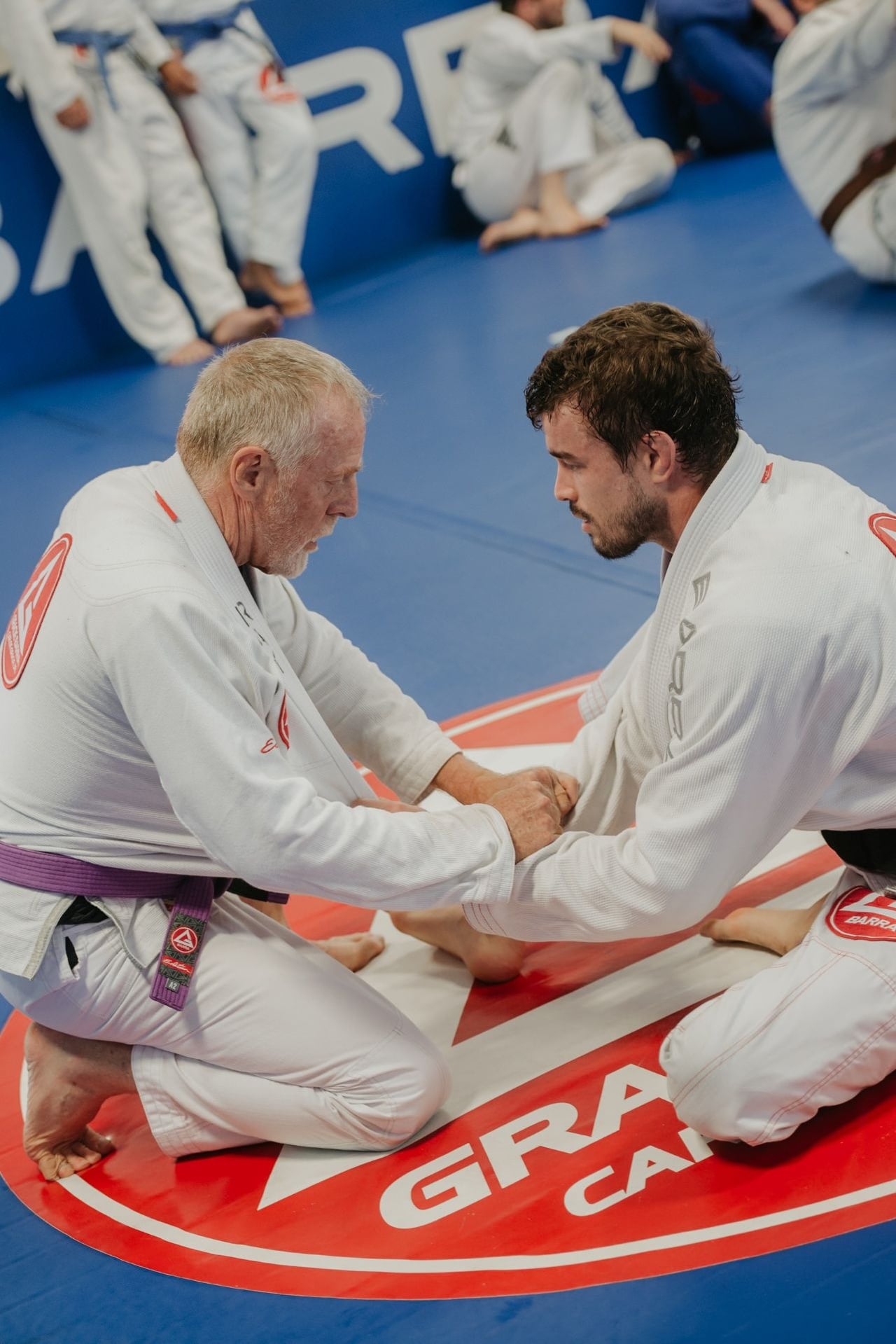Training partners at Gracie Barra